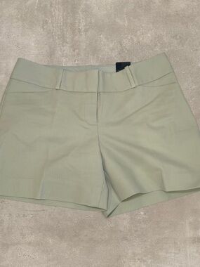 The Limited Light Sage High-Waist Tailored Shorts